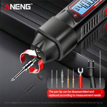 ANENG A3006 4000 Counts Multifunctional Pen Type Multimeter  Voltage Tester Ohm Hz Zero Fire Line Detector Electric Tools - Black - View 9
