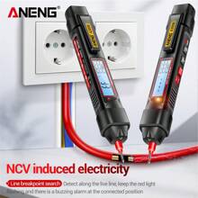 ANENG A3006 4000 Counts Multifunctional Pen Type Multimeter  Voltage Tester Ohm Hz Zero Fire Line Detector Electric Tools - Black - View 8