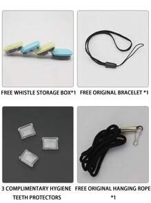 1 Bộ Nhựa Huấn Luyện Thể Thao Còi Trọng Tài, Bóng Đá Chuyên Nghiệp, Bóng Rổ Còi Trọng Tài, Dụng Cụ Sinh Tồn Ngoài Trời Còi - Nhiều màu - Xem 4