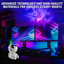 Star Projector Galaxy Night Light Led Lamp With Astronaut Space Themed Projection For Ceiling Decoration, Great Gift For Kids
