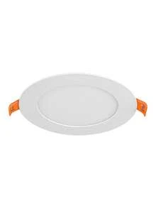 Ultra-Thin 6 W LED Luminaire Recessed Round Warm Light - Weiss - Übersicht 1