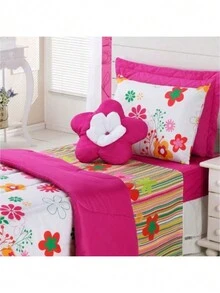 Bộ đồ giường cho bé và trẻ em - Màu Hồng Tươi - Xem 2