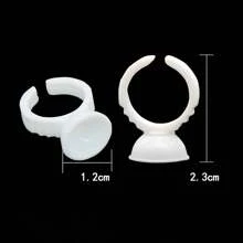100 Pcs/Bag Tattoo Ink Rings Cups,Disposable Eyelash Extension Glue Ring Cup ,Tattoo Pigment Holder Container ,Glue Cup,Can Also Be Used For Eyebrow/Lip/Eyeliner Tattooing,Lash Extension Tattoo Tools