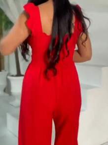 Women Jumpsuits - Đỏ - Xem 3