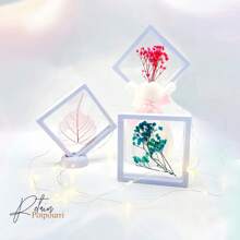 Party/Wedding/Event Creative & Minimal Table Decoration Wall Hanging Star-Shaped Dried Flower Photo Frame Set Best Gifts Birthday - Multicolor - View 7