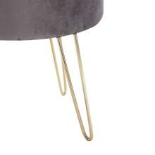 Savannah Round Storage Vanity Stool