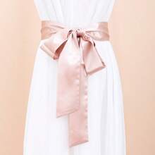 Women's Ribbon Bow Satin Decoration Dress Shirt Wedding Dress Accessory Halloween Summer, School Fall, Autumn, Halloween - Multicolor - View 12