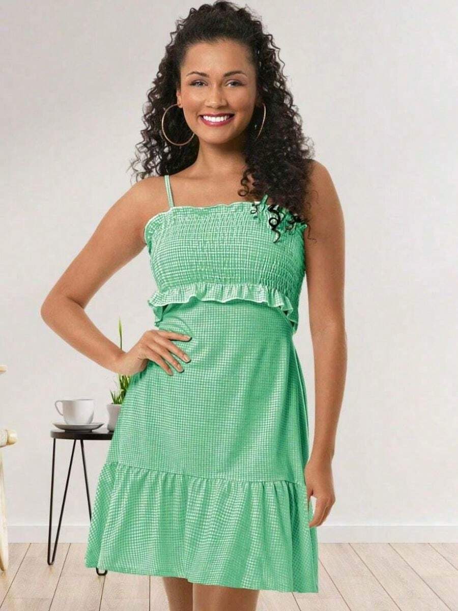 Women Dresses - màu xanh lá - Xem 1