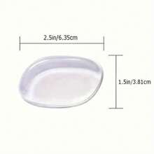 1pc Silicone Sponge Makeup Puff For Liquid Foundation BB Cream Beauty Essentials - Clear - View 3