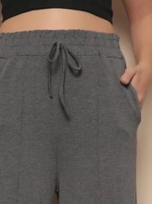 Women Pants - Màu xám đen - Xem 3