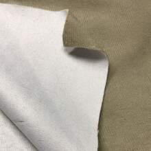 Tecido Suede Veludo Liso 1,40m largura Para Revestimento de Sofas Poltronas - Bege Escuro - Visão 2