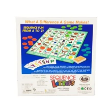 Sequence Letters, Mkjatoye Arabic Cards, Heat-Sealed Packaging, Board Game, Tabletop Game, Interactive Game, Multiplayer Game, Party Game, Fun Game In Arabic, Perfect For Holiday Gifts, Family Gatherings And Playing With Friends! - SEQUENCE LETTERS - View 6