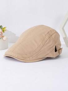 قبعة بيسبول/قبعة بابر بقِطعة حماية من أشعة الشمس لربيع وخريف الرجال مع الطراز البريطاني للارتداء اليومي