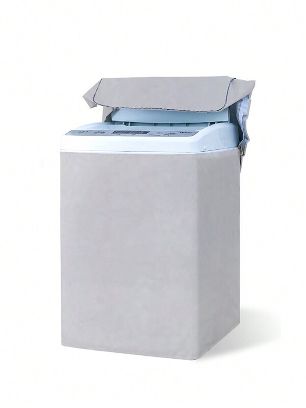 1pc Automatic Washer Sunscreen, Waterproof Washing Machine Cover, Dryer Polyester Dustproof Washing Machine Cover, Bag,Organizer,Storage