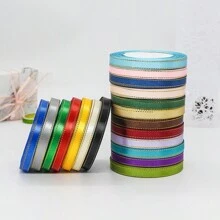 1 Roll 25 Yards, 1cm Phnom Penh Ribbon Wedding Candy Box Ribbon Gift Wrap Ribbon Ribbon Hand-Made D Iy Decorative Tape