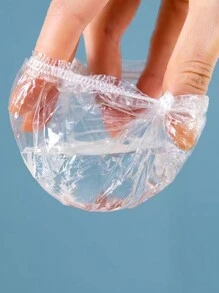 100个加厚一次性防水耳罩，适用于染发、烫发、吹干头发、洗澡、美容护理，预防耳部感染。适用于理发店、美容院、旅行、返校、度假等场合，是美发工具、美发产品和配件的理想之选。也适用于女性，例如梳子、吹风机、头发护理等。 - 無色 - 查看 7