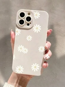 1 Stück Blumen Handyhülle mit Gänseblümchen Muster, Schutzhülle, Stoßfest