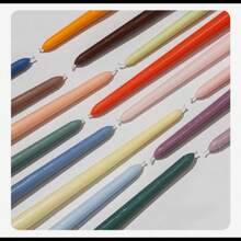 4 Stücke/set Gradient Orange Lange Kerzen - 25cm/9.84 Zoll Verwendet Für Rauchfreie Kerzen Für Romantische Hochzeit, Bankett, Geburtstag, Heimdekoration, Weihnachts - Set Von 4