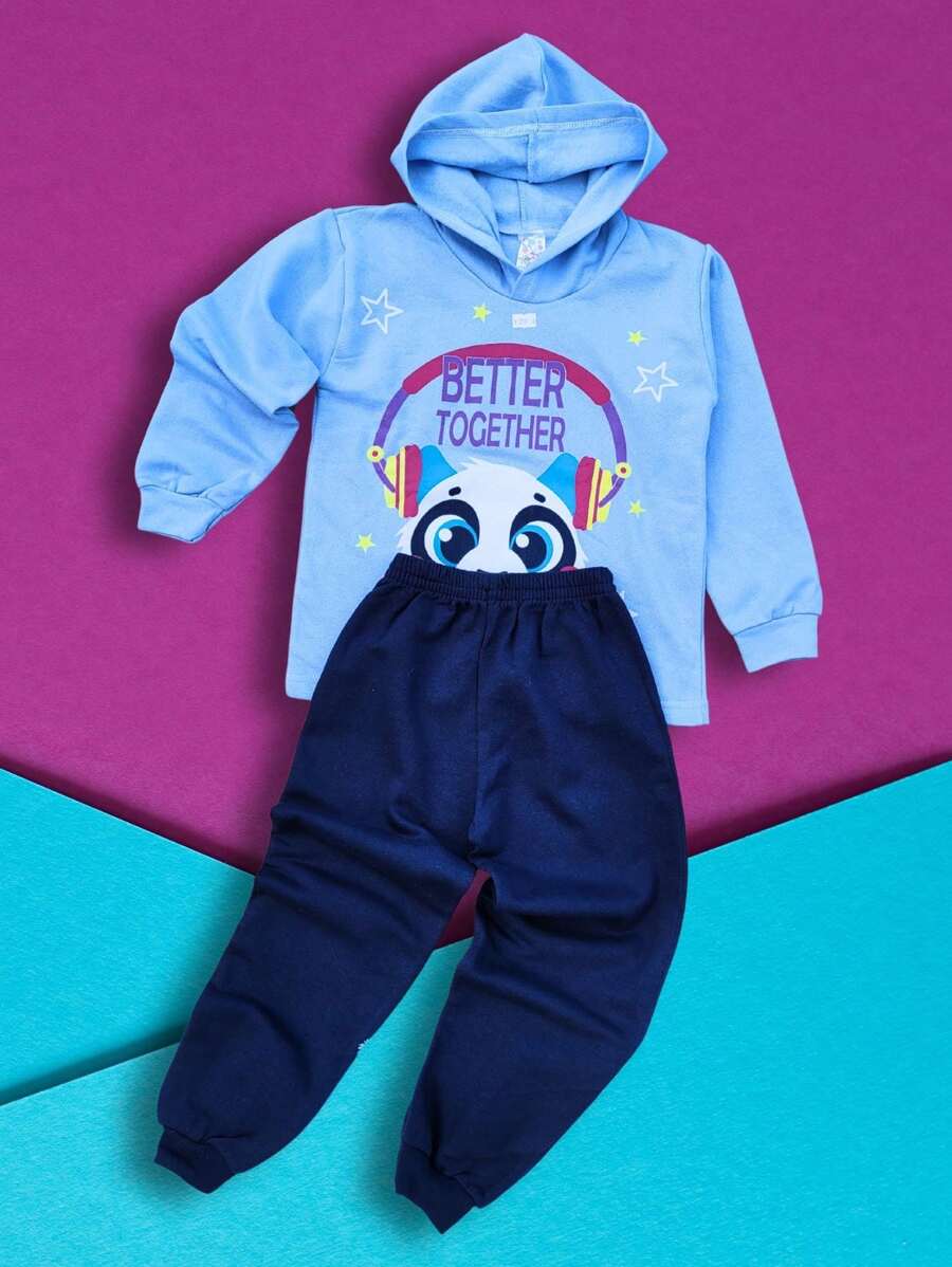 Young Girls Sweatshirts - Màu xanh nhạt - Xem 1