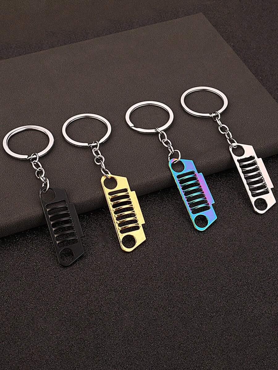 1pc Creative Funny Car Keychain, Automotive Keyring Decoration, Auto Parts Accessory, Gift For Him - Multicolor - View 1