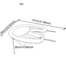 1pc Pink Adult Hair Washing Basin For Home Hair Care - Pink - View 2