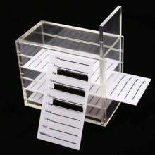 TOEDO 5-Layer Acrylic Transparent Eyelash Storage Box, Eyelash Display And Organization Tray - Clear - View 2