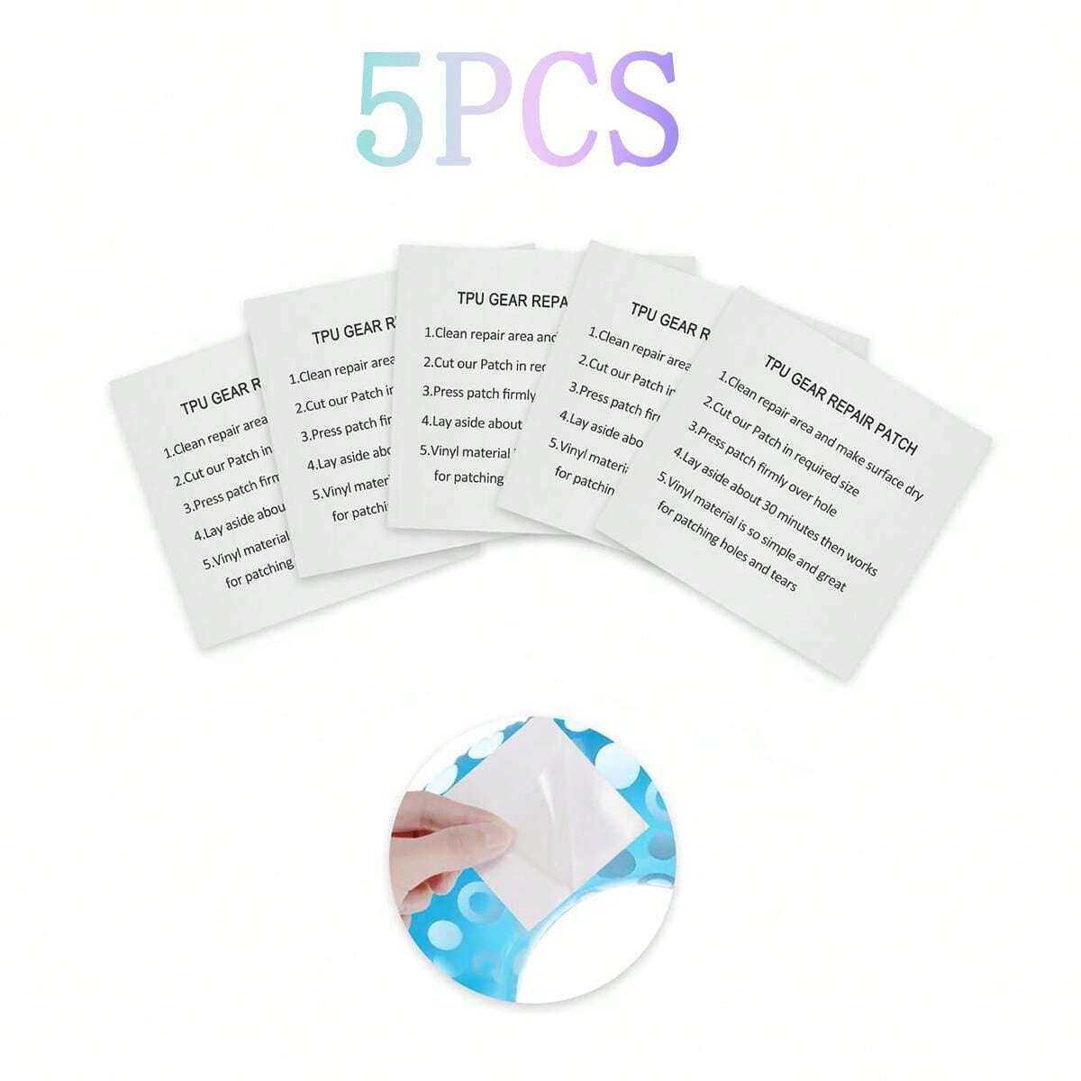 TPU Pool Patch Repair Kit For Rain Coat ,Rain Jacket Repair Tape , Tent