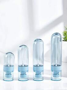 1只便攜式倒立包裝塑料小型納米噴霧瓶,酒精噴霧器消毒化妝水噴霧器可用於面部和旅行