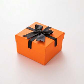 1 st. Klockor Förvaring Display Låda Med Rosettknut Dekor Presenter Papper Låda , Bärbar För resan