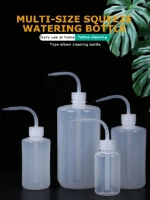 150ml/250ml Nachfüllbare Sprühflasche Mit Gebogenen/spitzen Düsen Für Tattoo/pflanzen Reinigung, Labor/reagenzglas Waschflasche