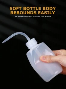 150ml/250ml Nachfüllbare Sprühflasche Mit Gebogenen/spitzen Düsen Für Tattoo/pflanzen Reinigung, Labor/reagenzglas Waschflasche