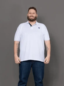 Men Polo Shirts - 白色 - 查看 1