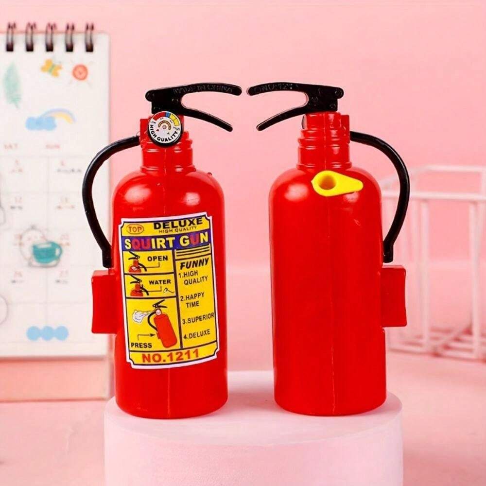 Novelty Toy Fire Extinguisher Water Gun, Prankster Toy Fire Extinguisher Shaped Water Spray Gun