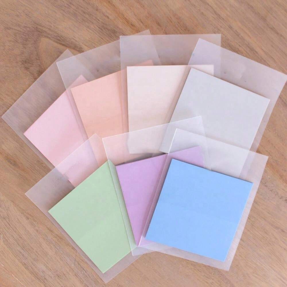 Sticky Notes Transparentes 500 piezas Notas adhesivas transparentes - 2 estilos de diferentes ...