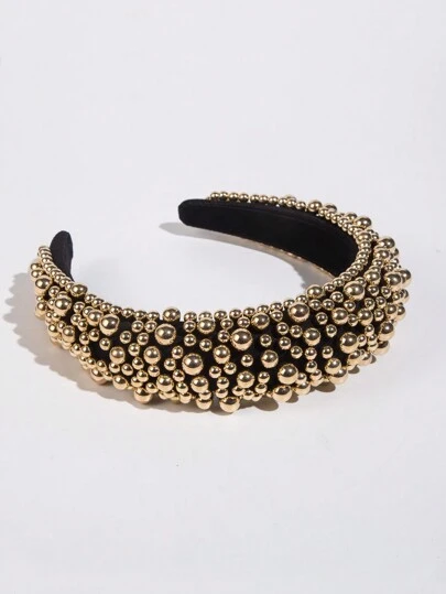 1 pieza Diadema con perlas falsas rojas de moda para mujeres adolescentes, tiaras reales, diademas, aros para el cabello, accesorios para el cabello, accesorios para la cabeza