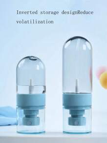 1只便攜式倒立包裝塑料小型納米噴霧瓶,酒精噴霧器消毒化妝水噴霧器可用於面部和旅行