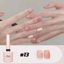 MISS SHAKA 2024新款Slouchy凝胶指甲油无底漆密封层3合1套穿凝胶流行白色光疗灯美甲 - 彩色 - 查看 14