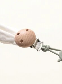 1 clipe para chupeta de silicone para bebê, corrente de chupeta girafa em uma peça, corrente de dentição para bebês, brinquedo infantil, acessórios para bebês, presente de chá de bebê