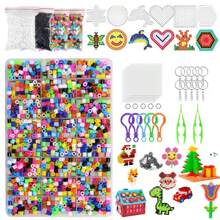 24/48 Colors 5mm Hama Beads Set, Including Accessories, Diy Perler Beads For Creative Mosaic Craft - 4300 Pieces and Accessories - View 4