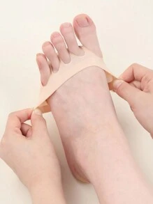 Năm Ngón chân Miếng đệm bàn chân trước Đối với phụ nữ Cao gót Một nửa Lót giày Vết chai Đau chân Quan tâm Hấp thụ Sốc Vớ Sau đó Tấm lót - màu đen - Xem 5