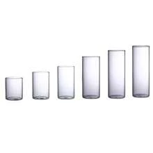 1 قطعة إناء زجاجي للنباتات المائية، إناء زهور أنبوبي مستقيم فني، ديكور منزلي للزفاف وترتيب الزهور والديكور المنزلي للعودة إلى المدرسة، لوازم مدرسية، إناء زهور