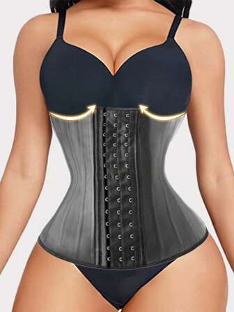 1pc Latex Curves 25 Steel Bone Waist Trainer Belt Corset Firm Control Body Shaper Cincher Shapewear Underbust Sports Girdle