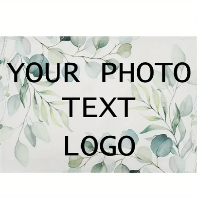 1 Stück Angepasste Hitzebeständige Tischmatte Mit Personalisiertem Bild, Text Oder Logo Für Küche, Esszimmer Und Party Dekoration