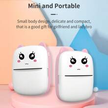 Mini Wireless Portable Printer,Thermal Paper Pocket Printer With 1 Roll Of Printing Paper,For Android Or IOS APP, Inkless Printer, Suitable For Home, Office, Learning