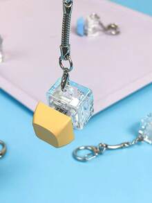 Creative Stress Relief Artifact Keychain Novelty Fidget Toy For Unquiet Hands, Finger Boredom Relief, Random Style - Multicolor - View 3