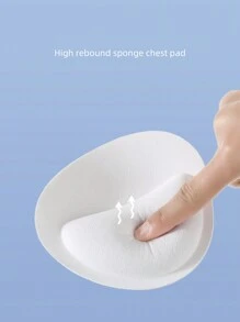 Thickened 6cm Underwear Cup, Small Breast Padding, Removable And Washable Push-Up Breast Pad Inserts To Increase Padding, Underwear And Bra Accessories