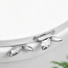 Toilet Seat Lifter & Handle Set, Fit For Most Types Of Toilets, Bathroom Accessories - Silver - View 7