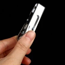 4pcs Stainless Steel Clothespins, Multifunctional Laundry Pegs For Home Use - Silver - View 11