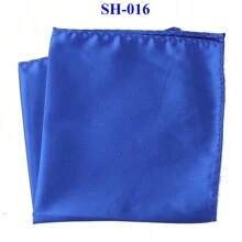 1pc Men's Solid Color Silk Pocket Square/Handkerchief For Weddings, Parties And Formal Events, 30x30cm - Multicolor - View 24