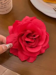1 件女士彩色珍珠和仿蝴蝶兰花甜美飘逸发夹，适合日常佩戴优雅 - 彩色 - 查看 17